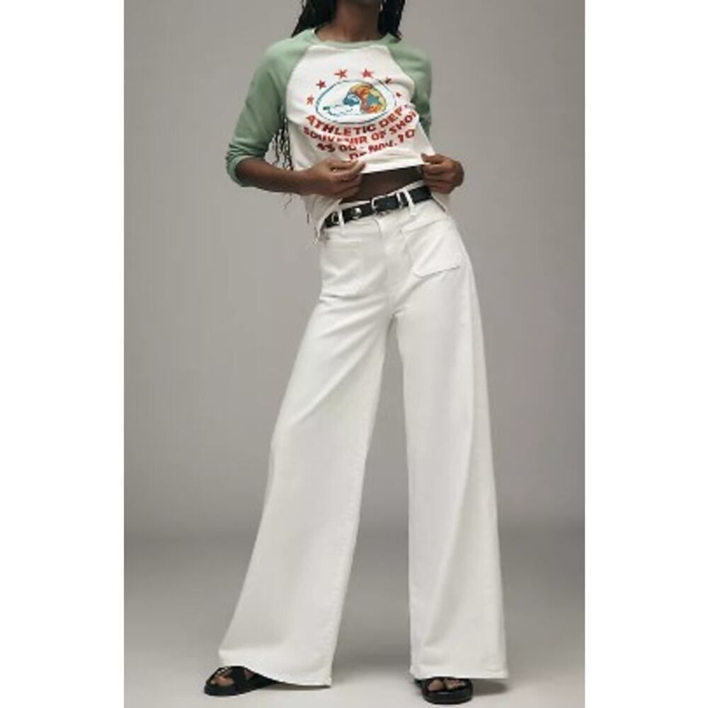 NWT Mother Patch Pocket Undercover Sneak Jeans in Fairest of the All Sz. 32